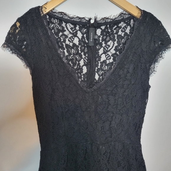 Aritzia Babaton Black Lace Dress Size 6 - Picture 4 of 12